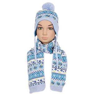 Conjunto Gorro e Cachecol Bebe