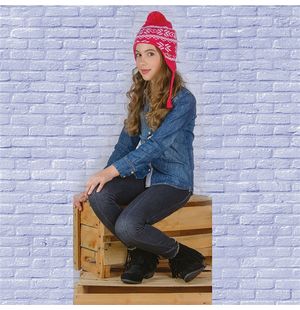 Touca jacquard Pompom Girl