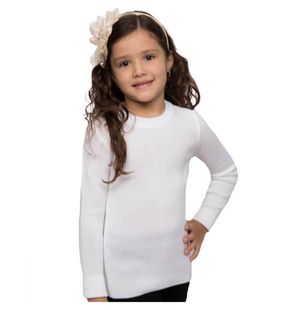 Blusa Básica Lã Menina Inverno