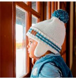 Gorro Orelinha Infantil Tricô