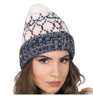 Gorro Jacquard Bordado & Barra