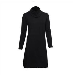 Vestido Tricô Elegance Gola