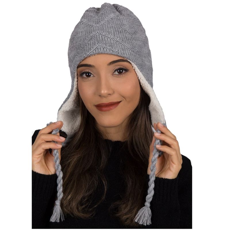 Gorro-Arakan-Forrado-Lady-Cinza-Forro