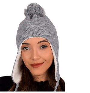Gorro Arakan Forrado Pompom