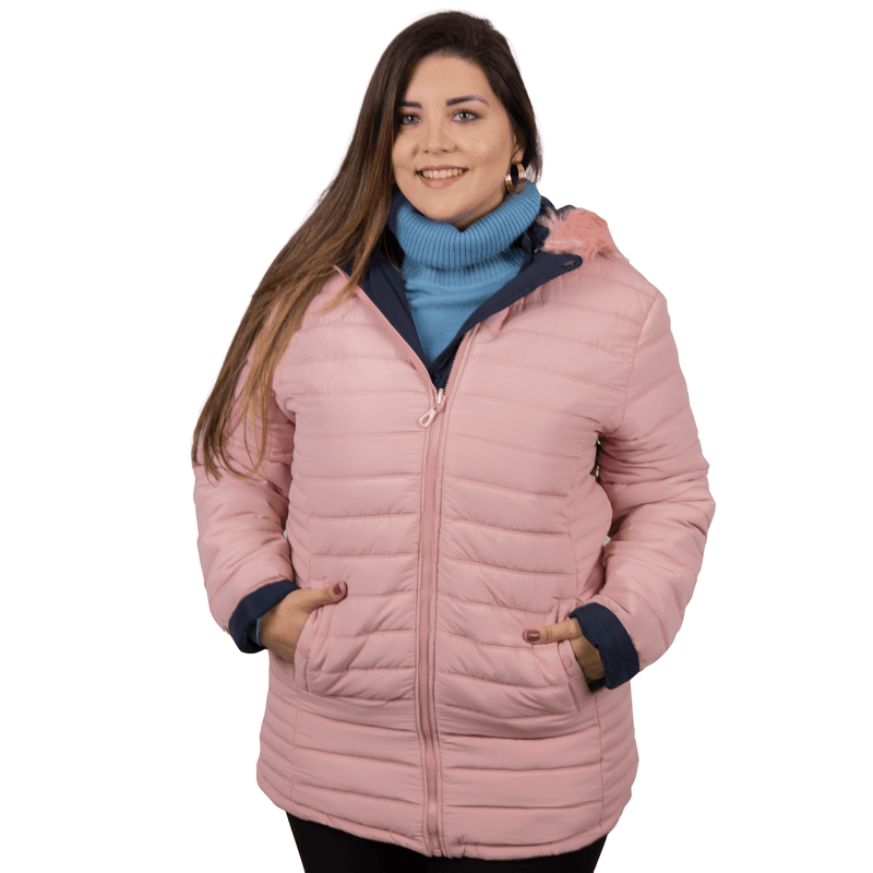 Parka Inverno Helena Dupla Face Plus Feminino - Tchê Inverno