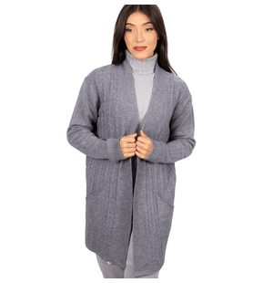 Cardigan Prático Bolsos
