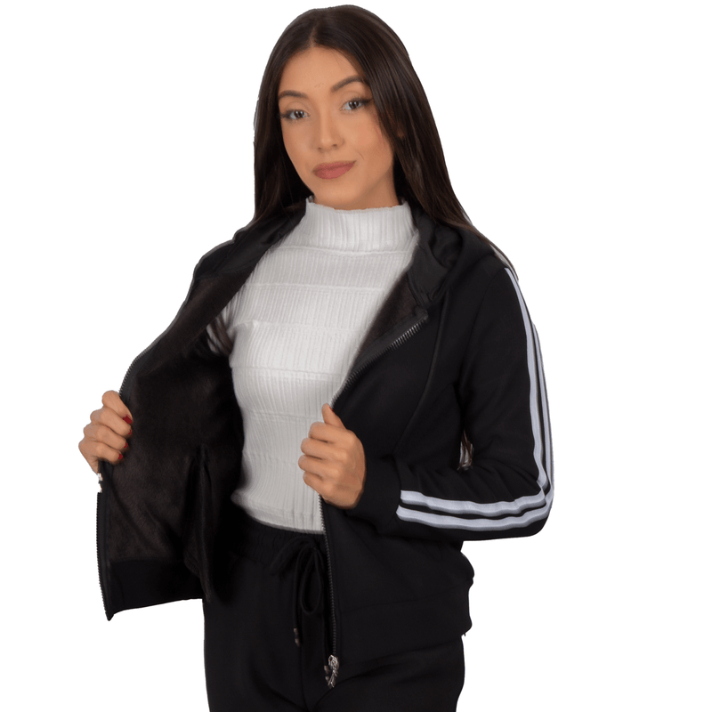 Conjunto-Forro-Pelo-Juv-Listras-Preto-Jaqueta-Aberto