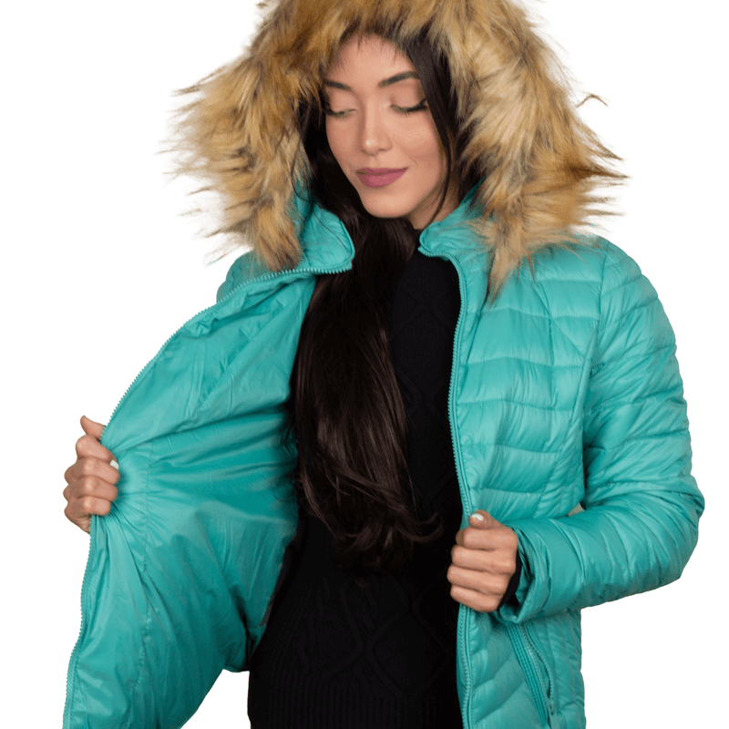 JAQUETINHA-DUCK-DOWN-QUILTING-CAPUZ-PELO-Verde