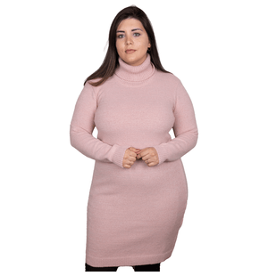 Vestido Estilo Gola Alta