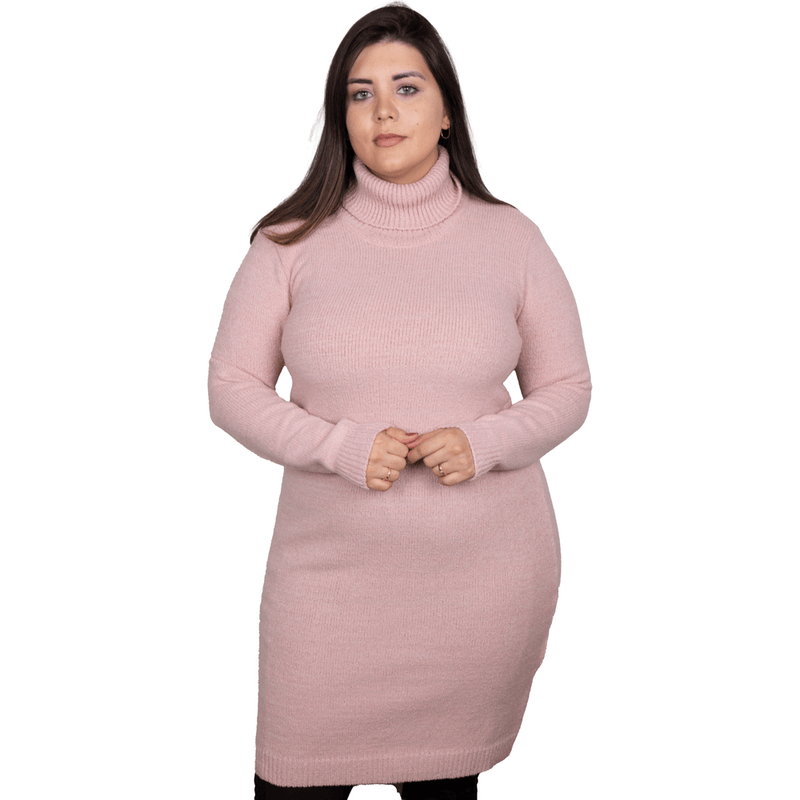 Vestido Inverno Estilo Gola Alta - Tchê Inverno