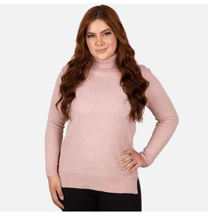 Pull Feminino Office Gola Alta