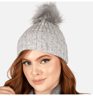 Gorro Pompom Pelo Wanna