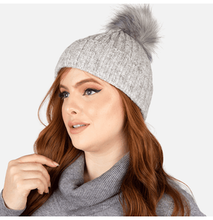 Gorro Pompom Pelo Wanna