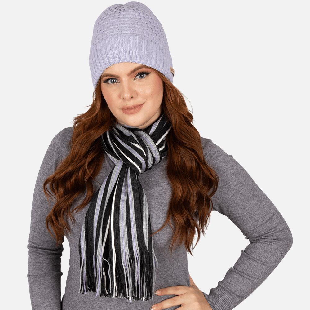 Cachecol Inverno Feminino Jovial Tricô Tchê Inverno