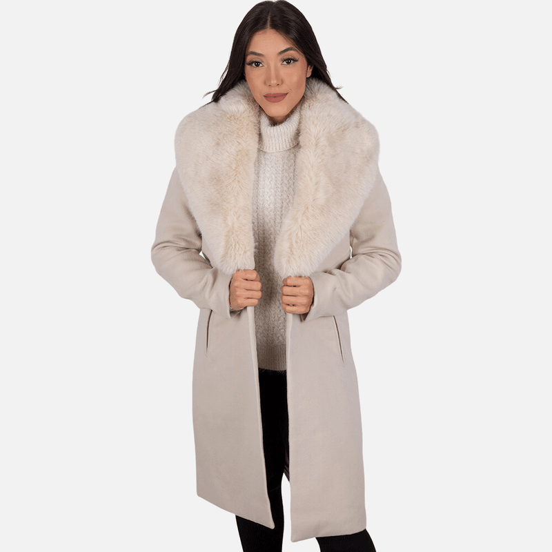 Casaco de frio store feminino com pelo