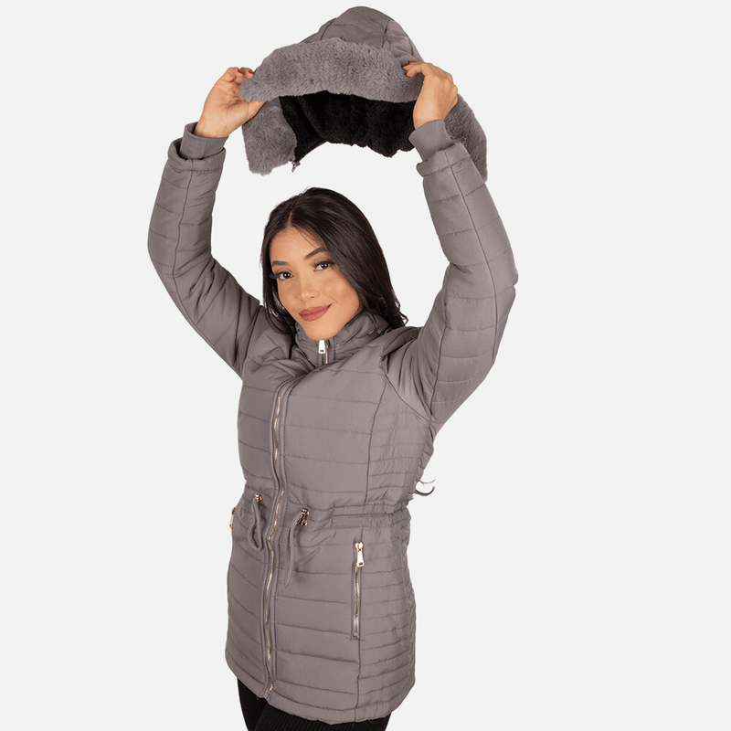 Jaqueta Feminina Inverno Puffer Forrada Maia - Tchê Inverno