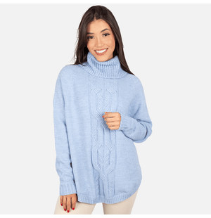 Pull Poncho Mousse Bruxelas