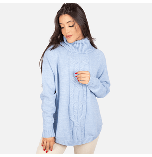 Pull Poncho Mousse Bruxelas