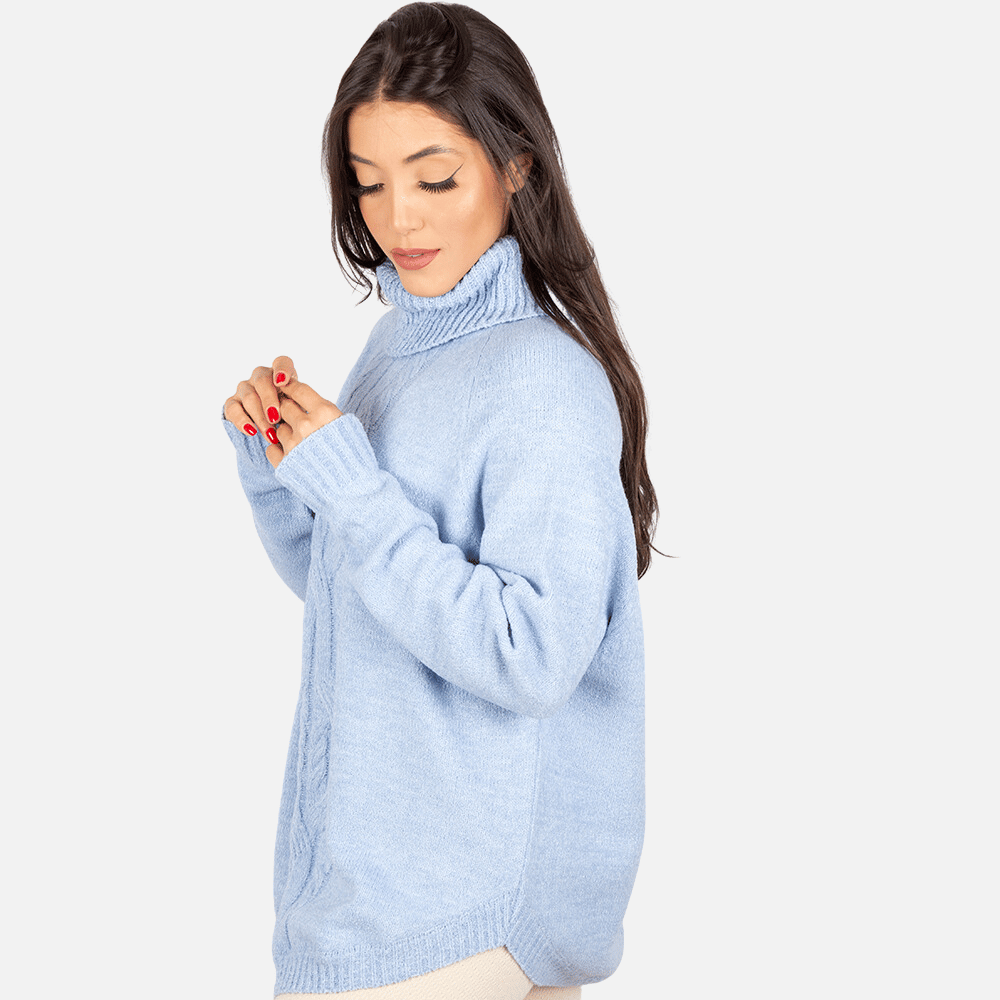Poncho Trico Mousse Feminino Bruxelas Inverno - Tchê Inverno