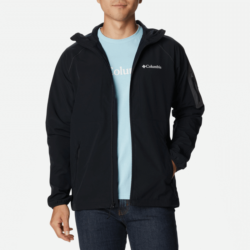 Jaqueta-columbia-masculina-softshell-com-capuz-tall-heights-preto-bolso