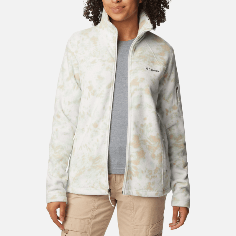 Jaqueta-feminina-fleece-fast-trek-columbia-off-white-aberto