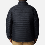 Jaqueta-plus-size-columbia-masculina-ultra-leve-sem-capuz-silver-falls-preto-costa