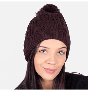 Gorro Only Tricô Pompom