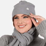 conjunto-cachecol-gorro-fleece-inverno-cinza