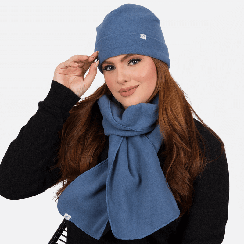 cachecol-gorro-fleece-italiano-azul-termico