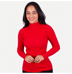 Blusa Canelada Basica Dori Ghezzi