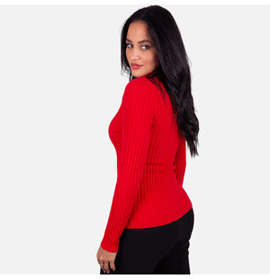 Blusa Canelada Basica Dori Ghezzi