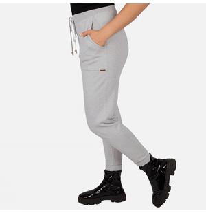 Calça Algodão & Elastano Bolsos