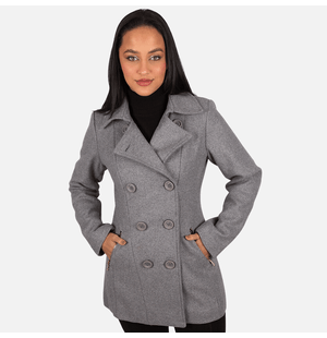 Casaco Smart Wool Transpassado Femme