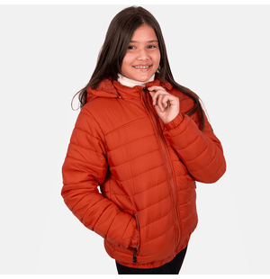 Jaqueta Puffer Juvenil Forrada Snow