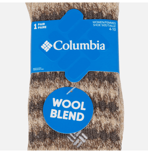 Meias Columbia Texture Wool Crew