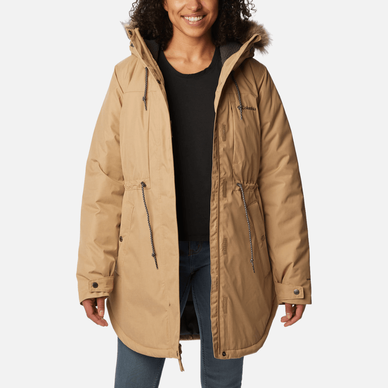 parka-feminina-inverno-columbia-suttle-mountain-insulated-bege-aberto