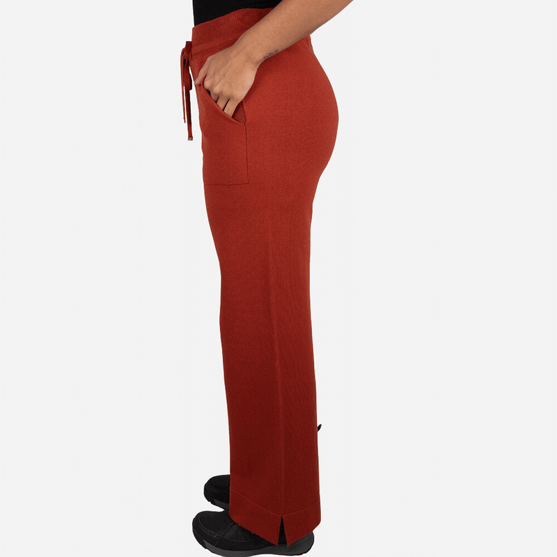 calca-frio-feminina-algodao-bolsos-argila