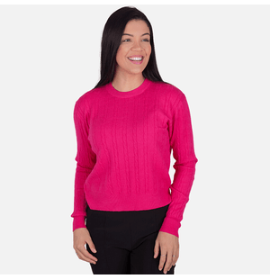 Blusa Cropped Tricô Ortensia