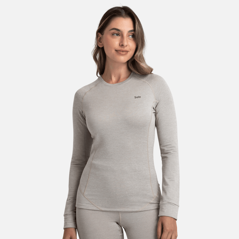 blusa-segunda-pele-termica-thermal-grid-feminina-sand-heather-para-frio-costas-solo-