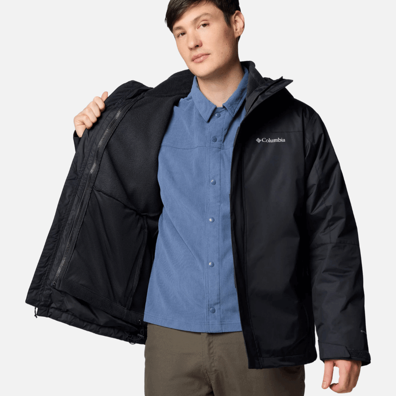 jaqueta masculina neve inverno columbia tunnel falls interchange preto.png