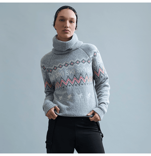 Blusa Jacquard Ski Gola Canelada