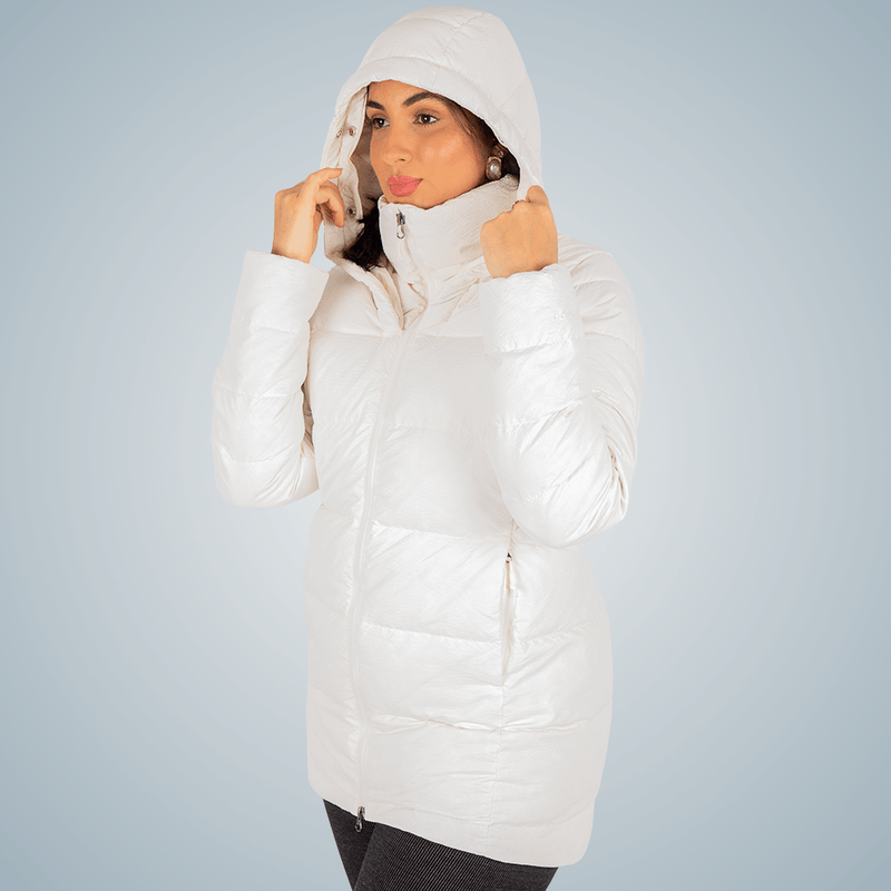 parka feminina the north face dreamer adu off white.png