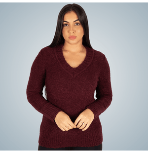 Blusa Bouclê Decote V