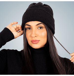Gorro Tricô Forrado Pelo