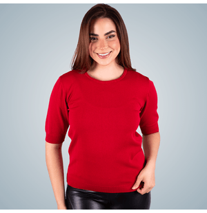 Twin Set Cardigan + Blusa Manga Curta Ambicione