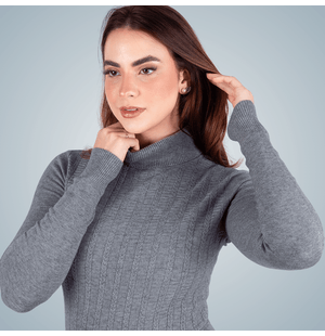Blusa Básica Gola Dobrada Madeleine