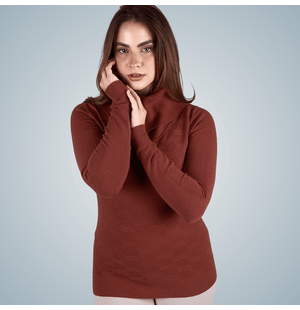 Blusa Gola Dobrada Beatrice