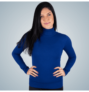 Blusa Básica Gola Alta Dobrada Essence