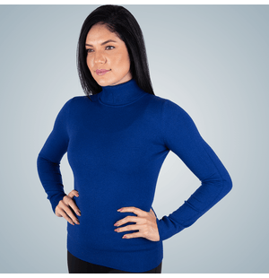 Blusa Básica Gola Alta Dobrada Essence