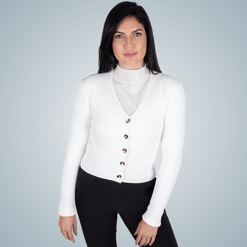 cardigan cannes ambicione texturizado branco.png